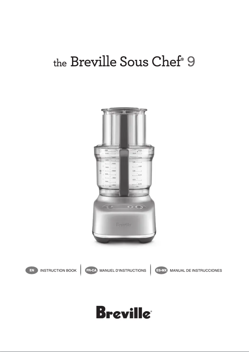 Página 1 del manual Manual de usuario Breville the Kitchen Wizz 9 BFP610