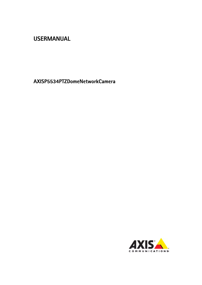 Imagen de la primera página del manual del dispositivo P5534 50HZ