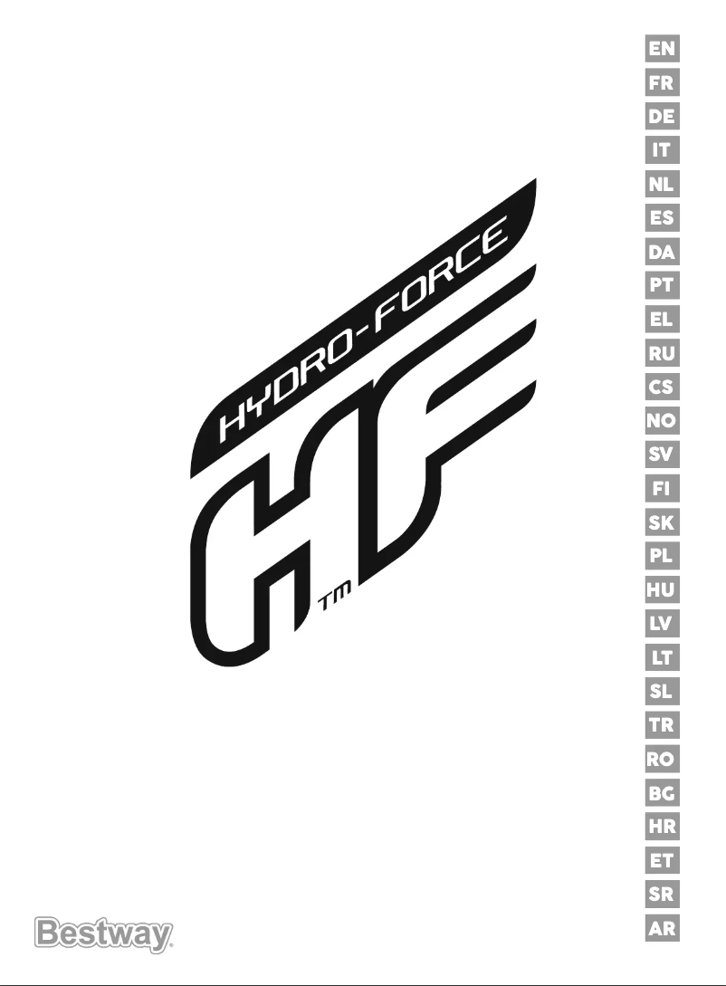 Imagen de la primera página del manual del dispositivo Hydro-Force 65390