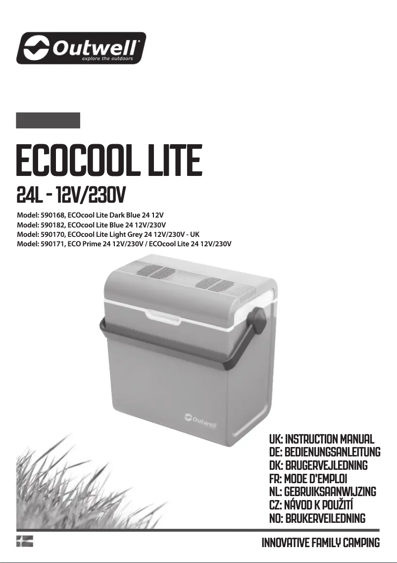 Página 1 del manual Manual de usuario Outwell ECOcool Lite