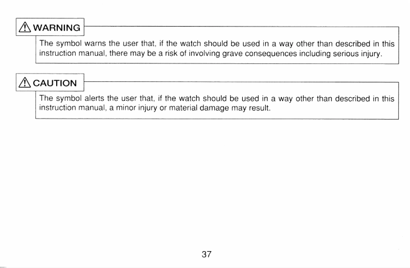 Página 1 del manual Manual de usuario Seiko 6S37