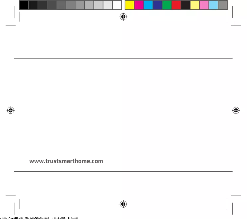 Página 1 del manual Manual de usuario Trust AWMR-230