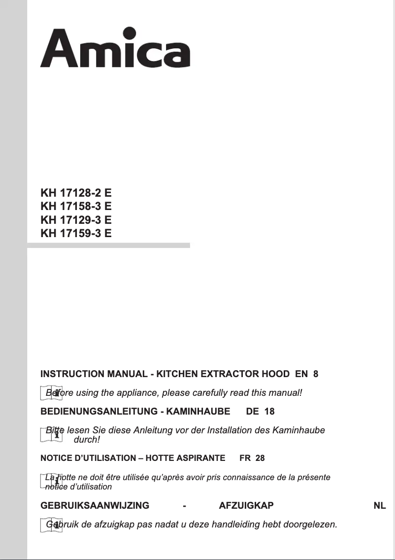 Imagen de la primera página del manual del dispositivo KH 17129-3 E