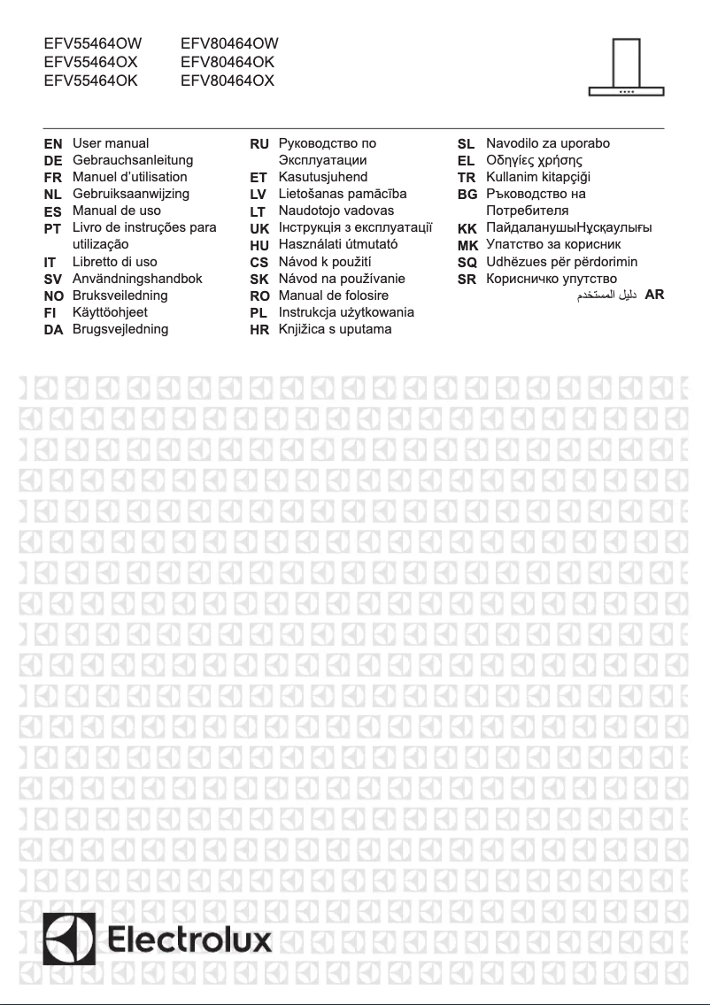 Imagen de la primera página del manual del dispositivo EFV80464OW
