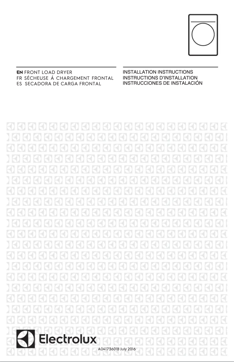 Página 1 del manual Guía de instalación Electrolux EFMC517STT