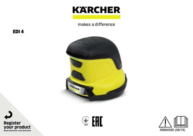 Página 1 del manual Manual de usuario Kärcher EDI 4