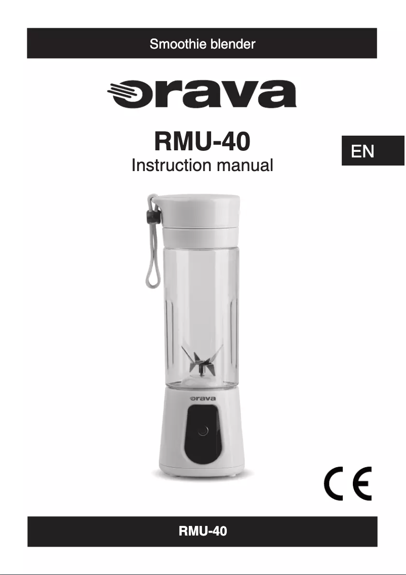 Imagen de la primera página del manual del dispositivo RMU-40