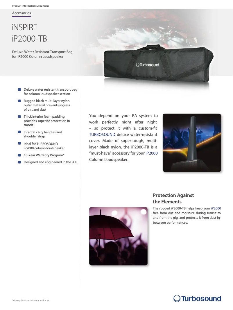 Imagen de la primera página del manual del dispositivo iP2000-TB