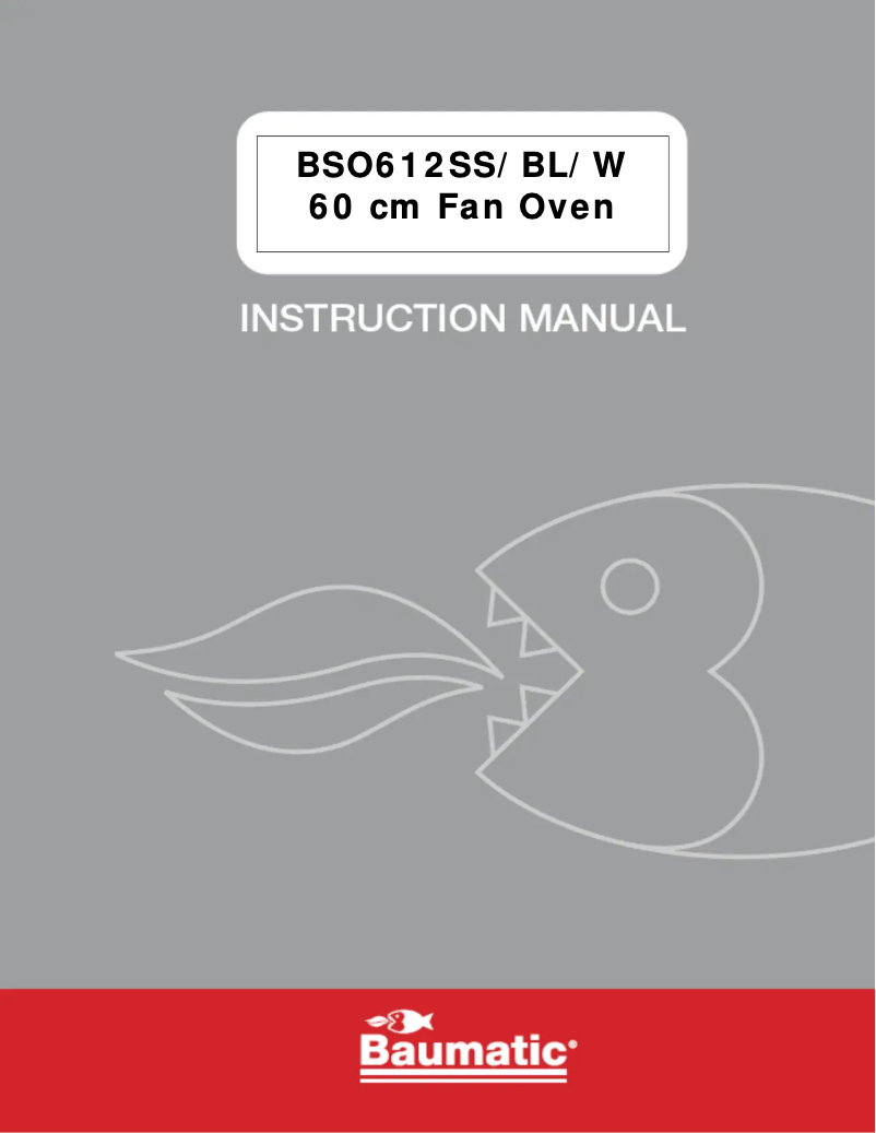 Página 1 del manual Manual de usuario Baumatic BSO612W