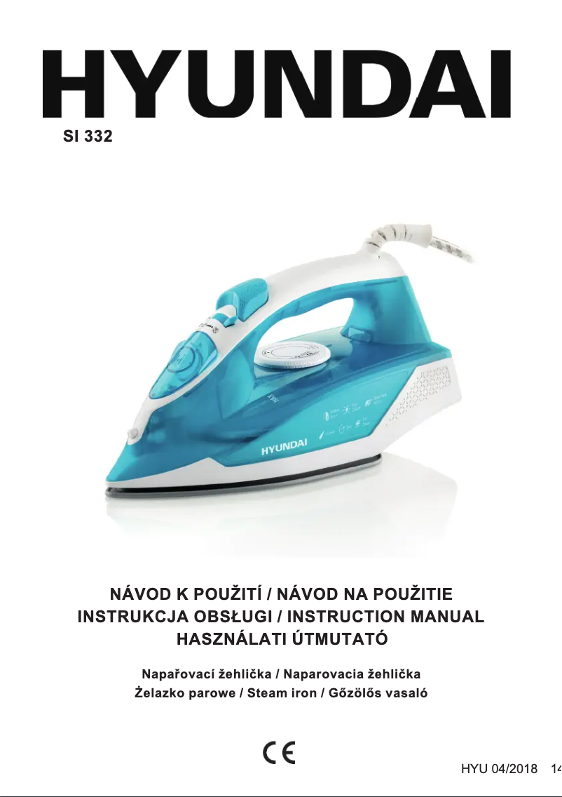 Imagen de la primera página del manual del dispositivo SI 332