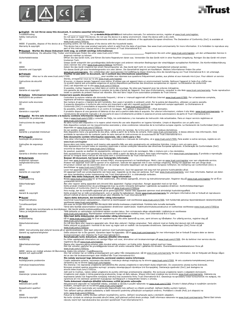 Imagen de la primera página del manual del dispositivo Vivy Wireless Mini