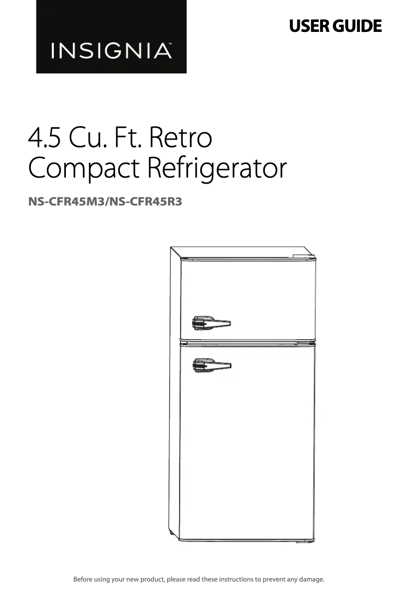 Imagen de la primera página del manual del dispositivo NS-CFR45R3