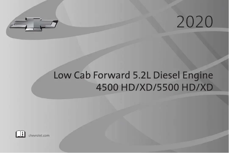 Página 1 del manual Manual de usuario Chevrolet Low Cab Forward (2020)