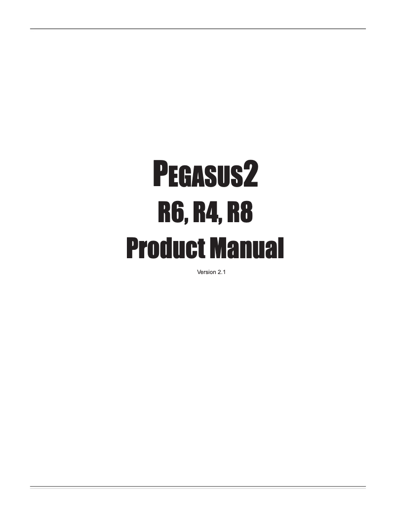 Página nº 1 - Manual de usuario Promise Technology Pegasus2 R4
