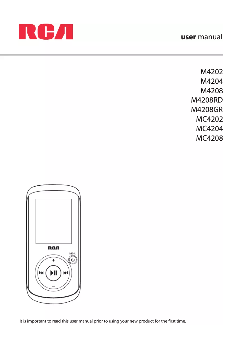 Imagen de la primera página del manual del dispositivo M4202