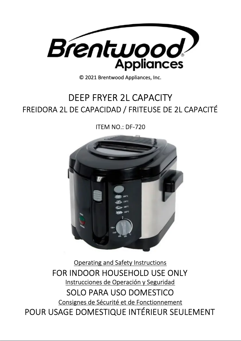 Imagen de la primera página del manual del dispositivo DF-720