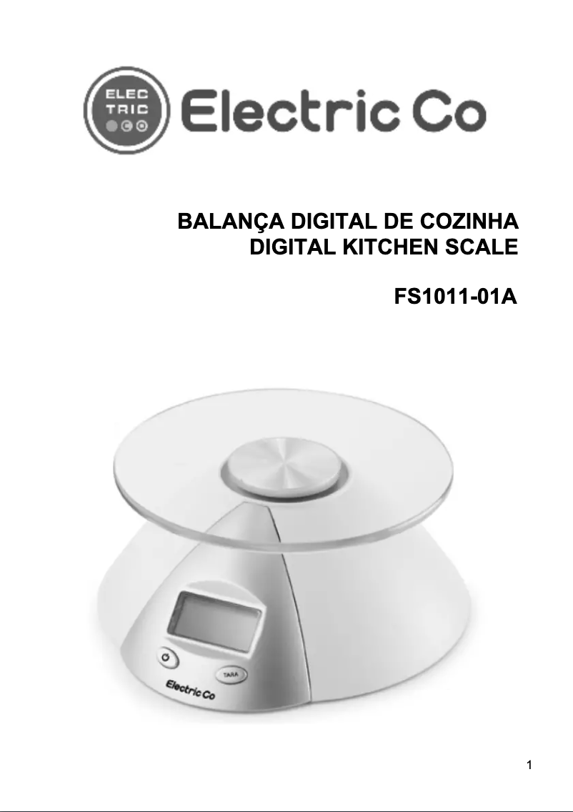 Página 1 del manual Manual de usuario Electric Co FS1011-01A