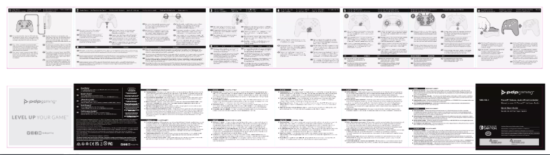 Imagen de la primera página del manual del dispositivo Faceoff Deluxe+