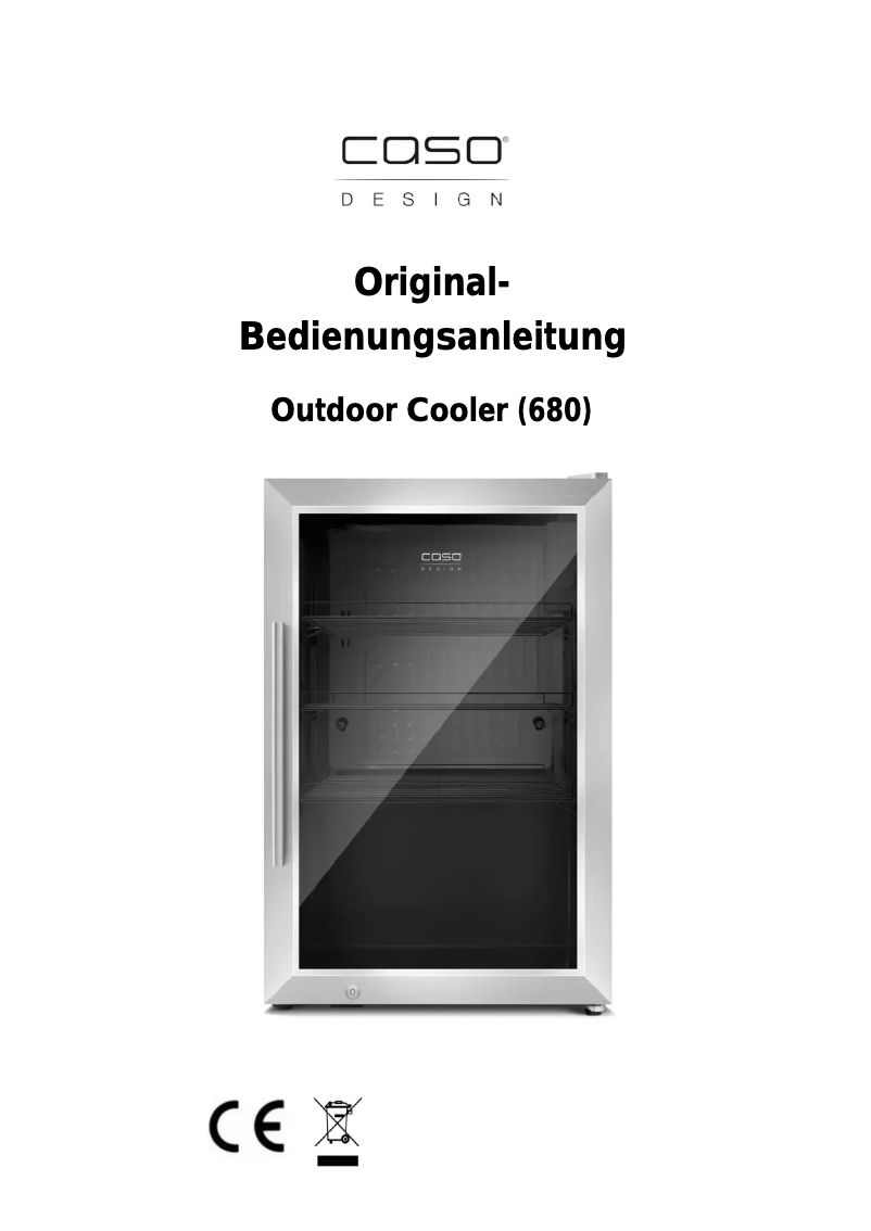 Imagen de la primera página del manual del dispositivo Outdoor Cooler 680