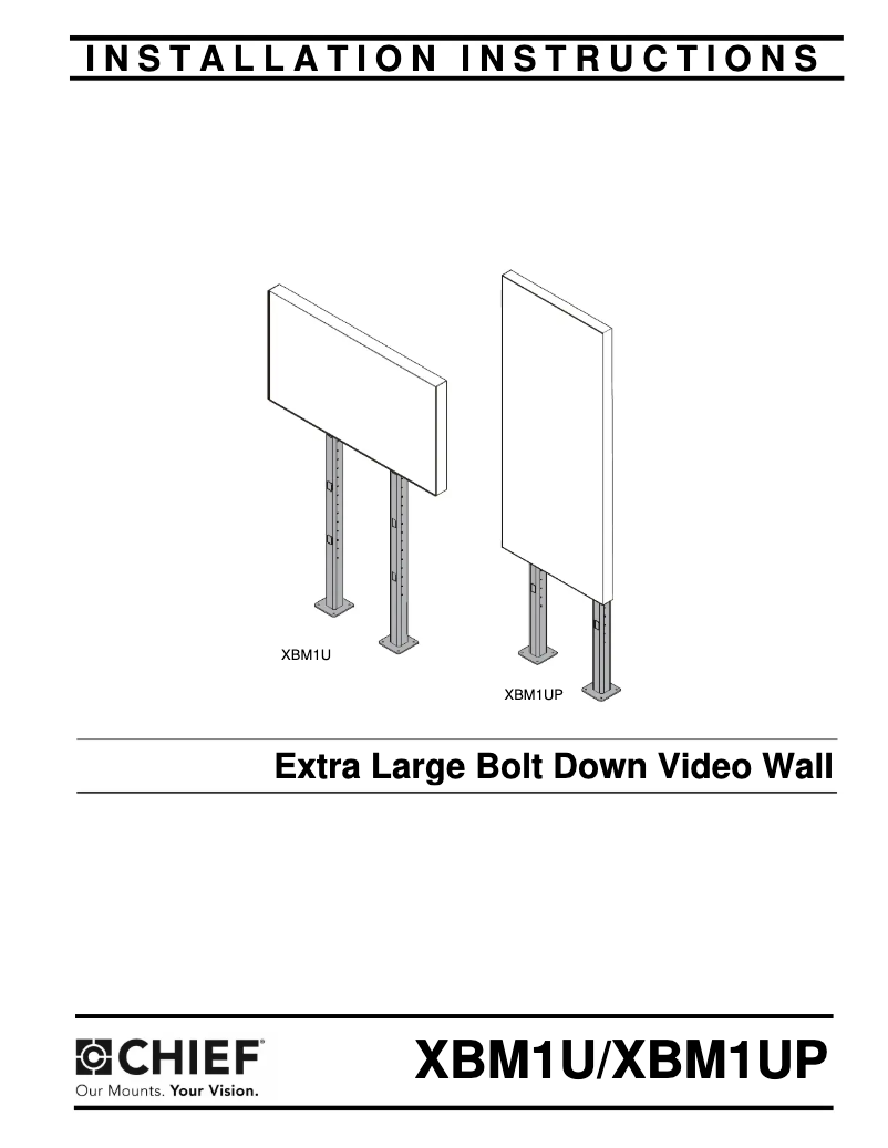 Imagen de la primera página del manual del dispositivo XBM1UP