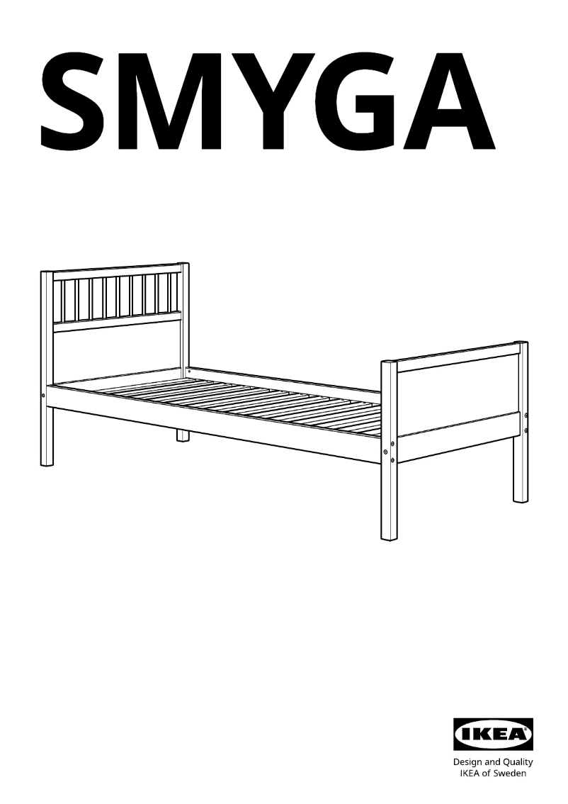 Página 1 del manual Manual de usuario Ikea SMYGA 004.807.97