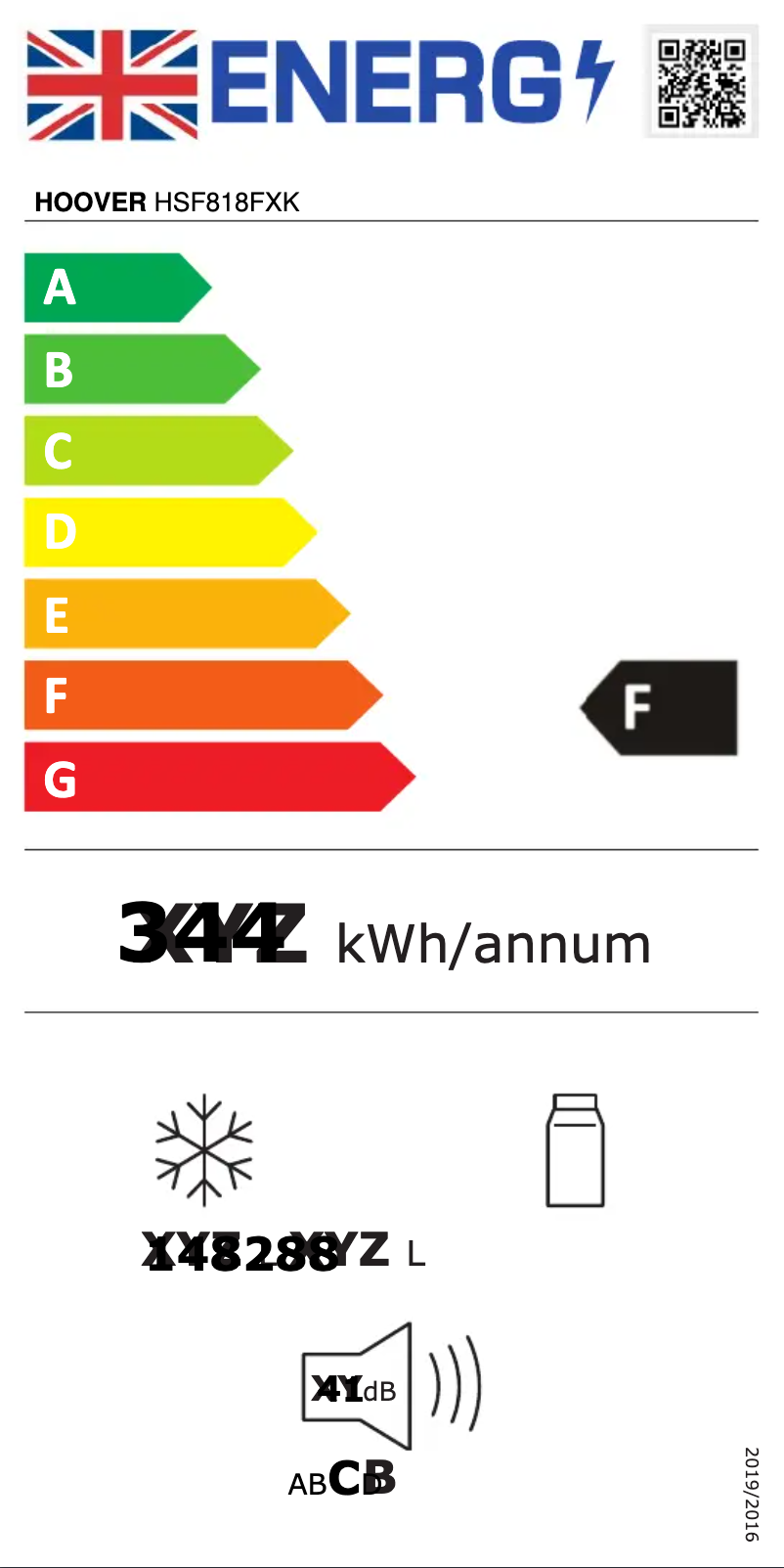 Imagen de la primera página del manual del dispositivo HSF818FXK