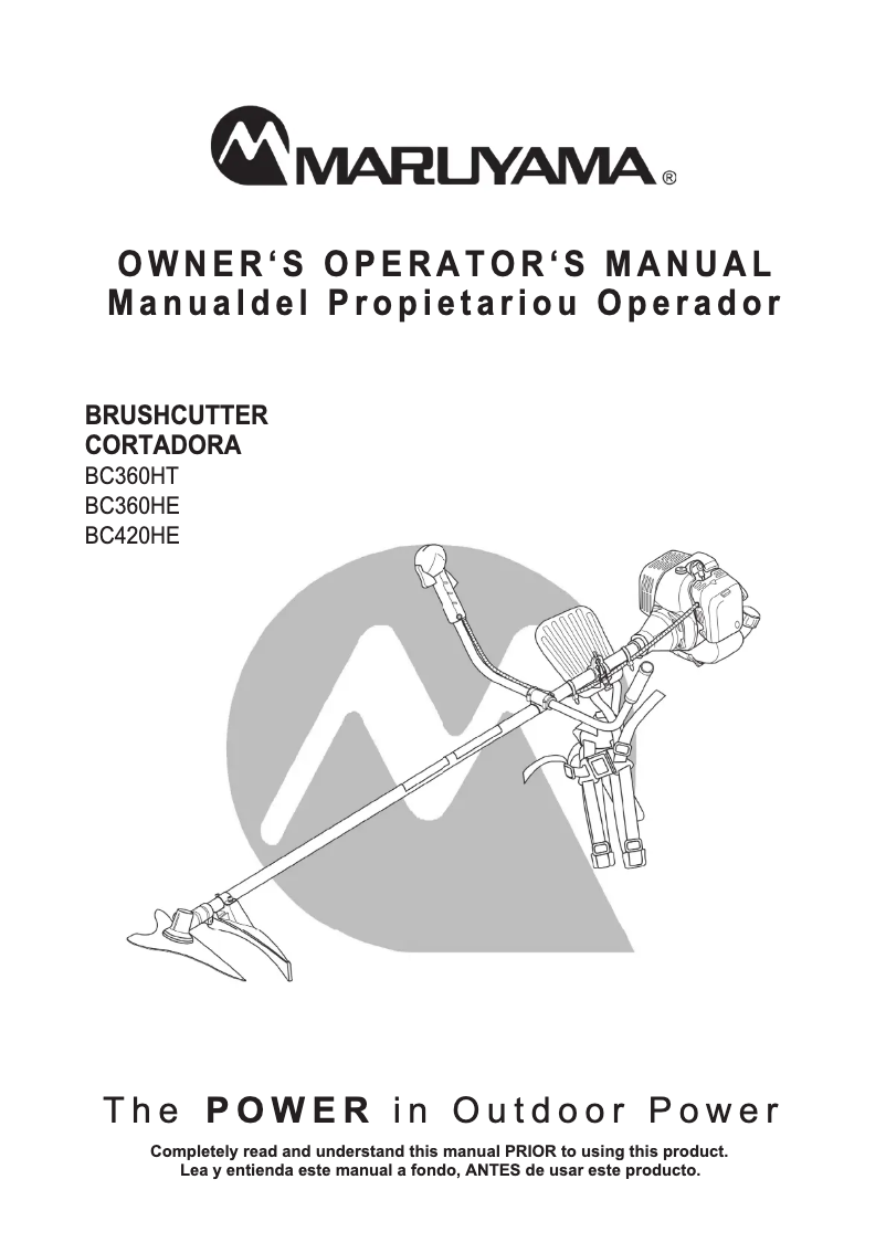 Imagen de la primera página del manual del dispositivo BC360HE