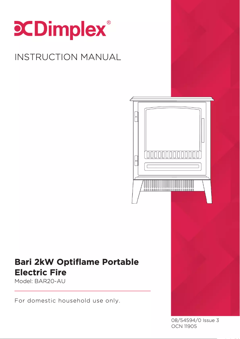 Imagen de la primera página del manual del dispositivo Bari BAR20