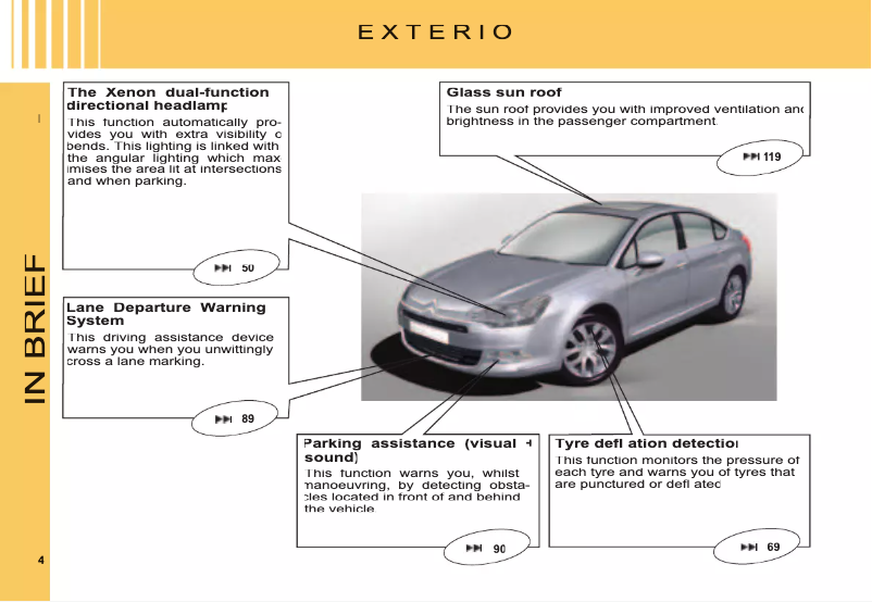 Imagen de la primera página del manual del dispositivo C5 Dag (2007)