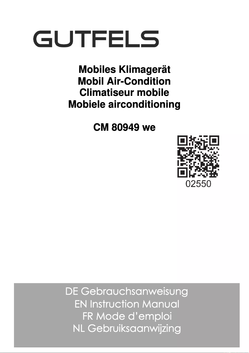 Página 1 del manual Manual de instrucciones GUTFELS CM 80949 we