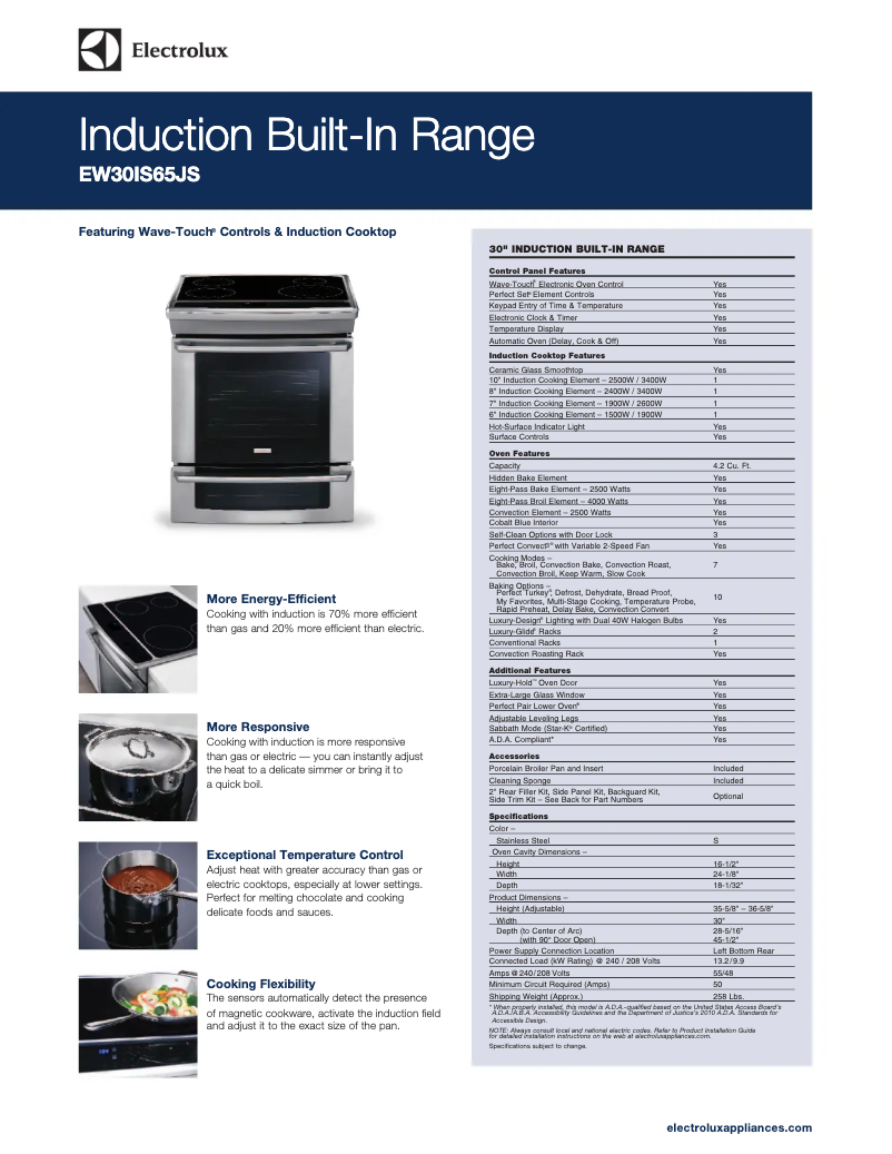Imagen de la primera página del manual del dispositivo EW30IS65JS