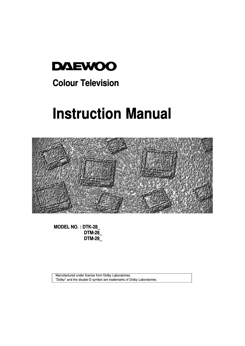 Imagen de la primera página del manual del dispositivo DTM-2881