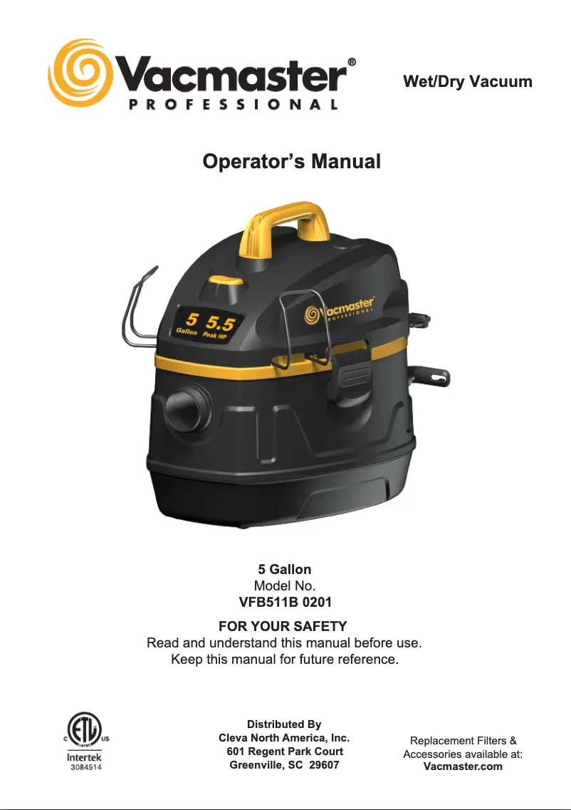 Imagen de la primera página del manual del dispositivo Professional VFB511B 0201