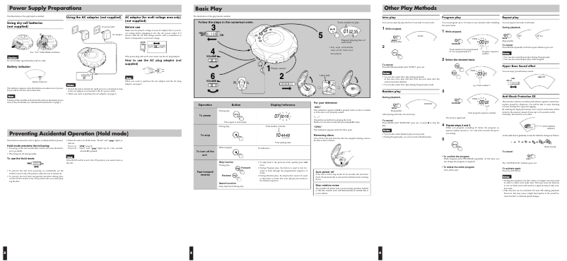 Página 1 del manual Manual de usuario JVC XL-PG300B