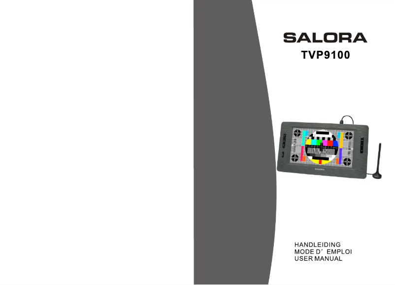 Imagen de la primera página del manual del dispositivo TVP9100