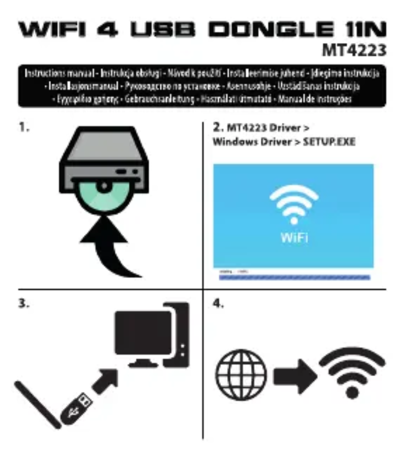 Imagen de la primera página del manual del dispositivo MT4223