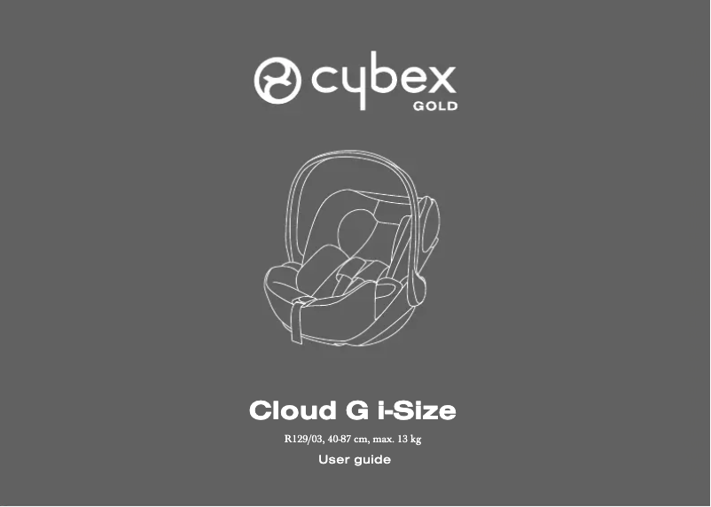 Página 1 del manual Manual de usuario Cybex Cloud G i-Size