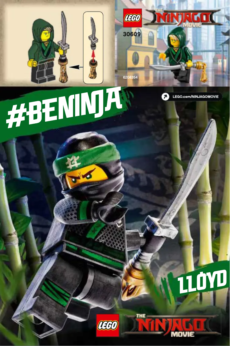 Página 1 del manual Manual de usuario Lego The Ninjago Movie 30609