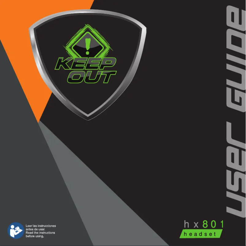 Imagen de la primera página del manual del dispositivo HX801