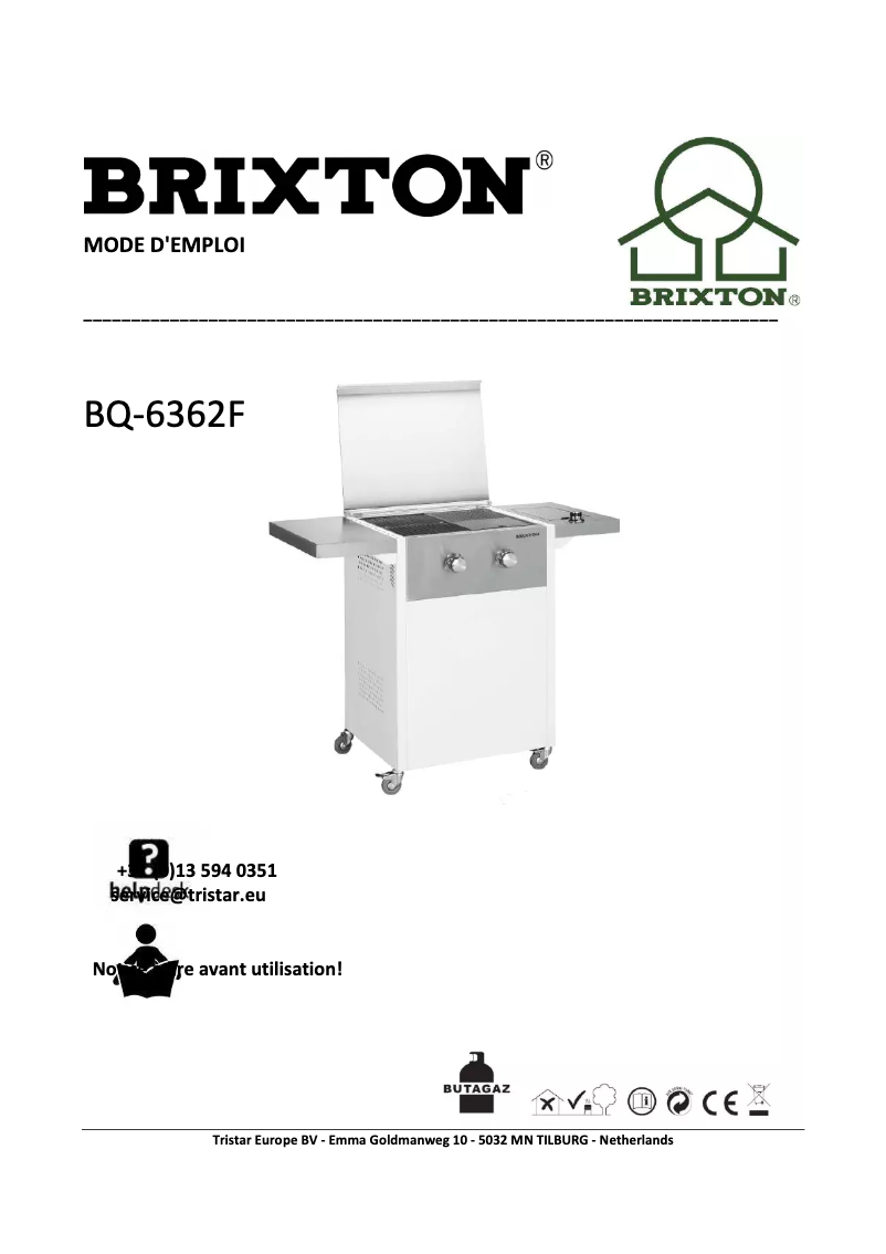 Página 1 del manual Manual de usuario Brixton BQ-6362