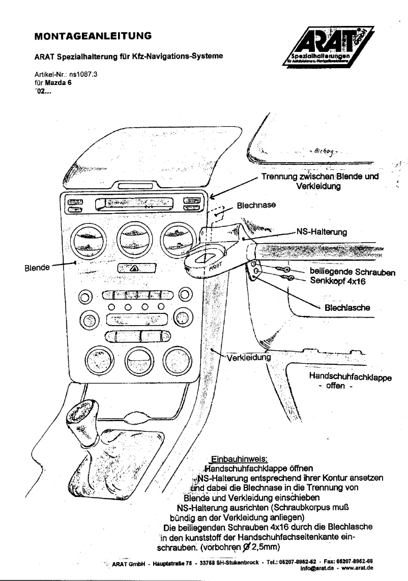 Imagen de la primera página del manual del dispositivo NS1087.3