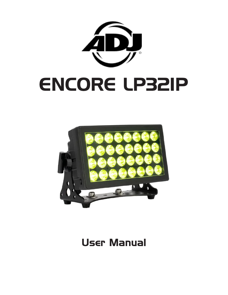 Imagen de la primera página del manual del dispositivo Encore LP32IP