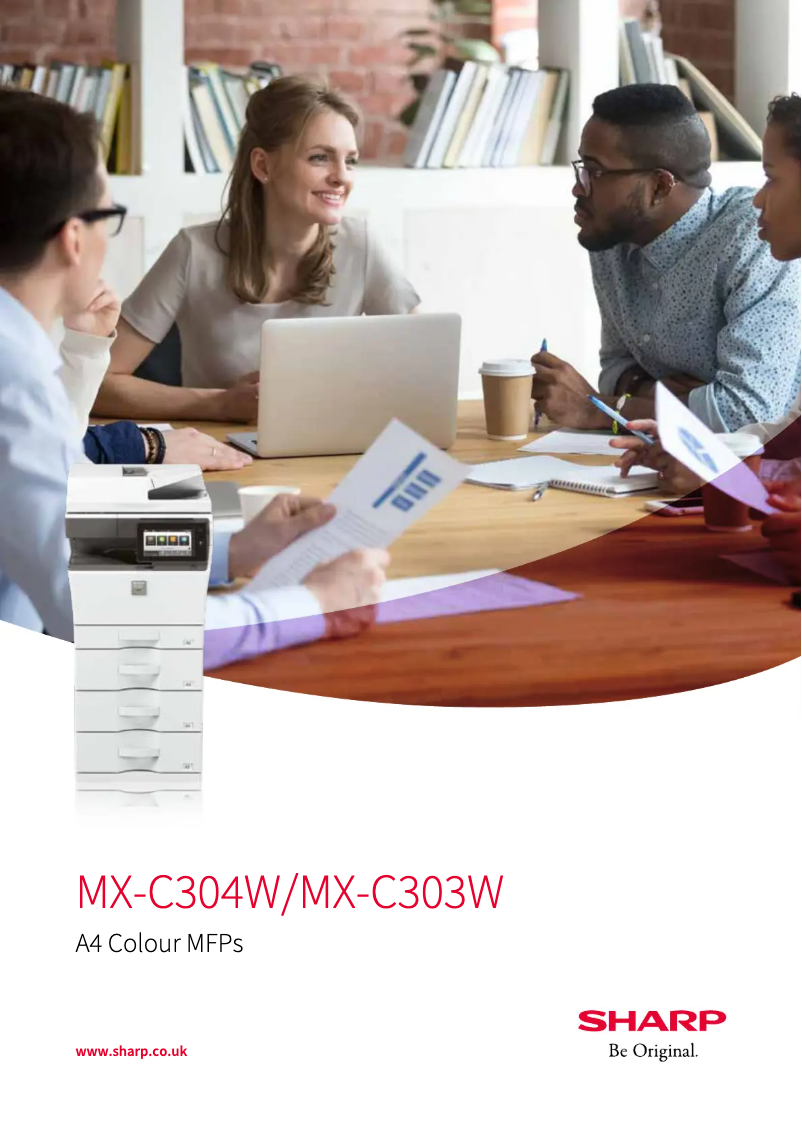 Página 1 del manual Folleto Sharp MX-C304W