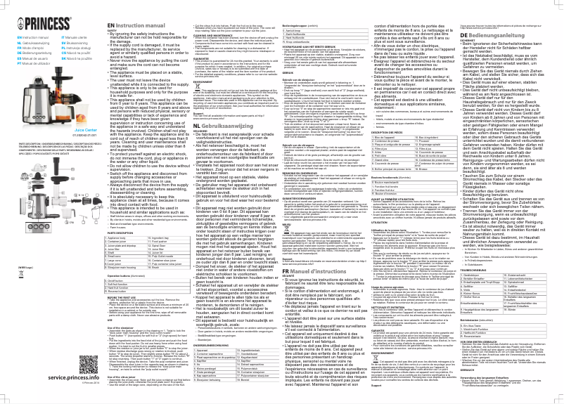 Imagen de la primera página del manual del dispositivo 202042