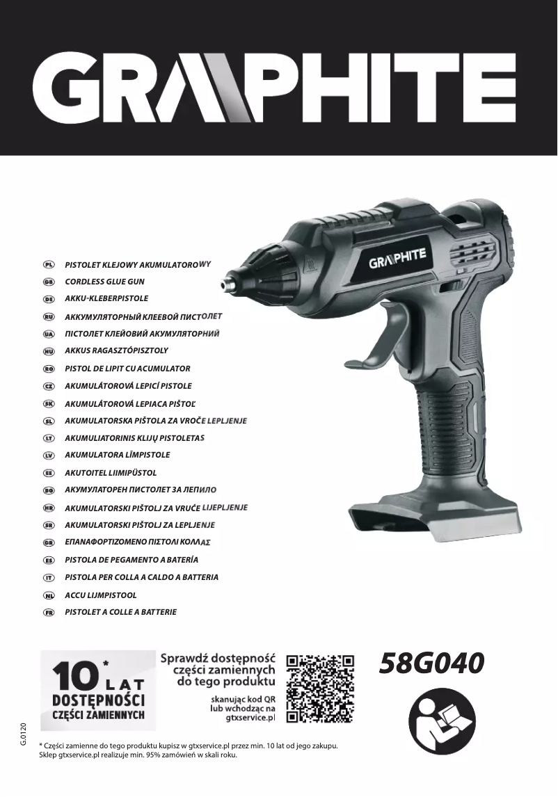 Imagen de la primera página del manual del dispositivo Energy+ 58G040