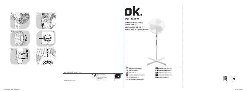 Imagen de la primera página del manual del dispositivo OSF 4331 W