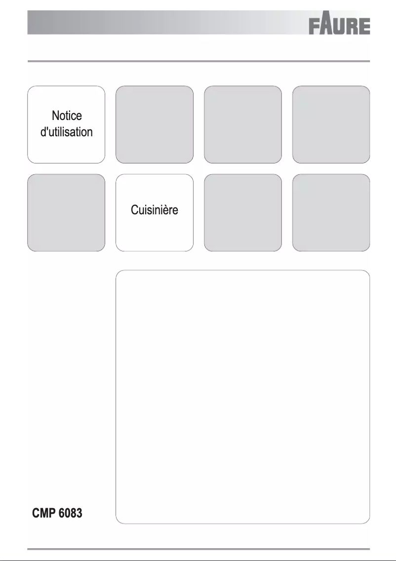 Página nº 1 - Manual de usuario Faure CMP6083W