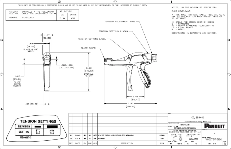 Imagen de la primera página del manual del dispositivo GS4H-E