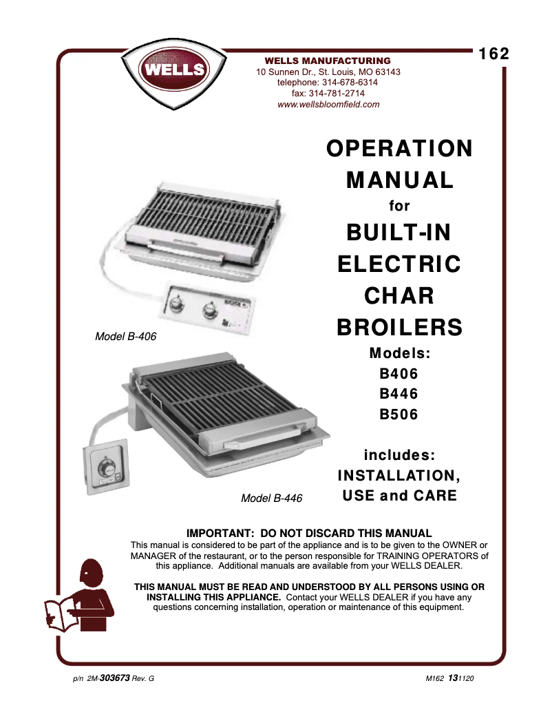 Imagen de la primera página del manual del dispositivo B506
