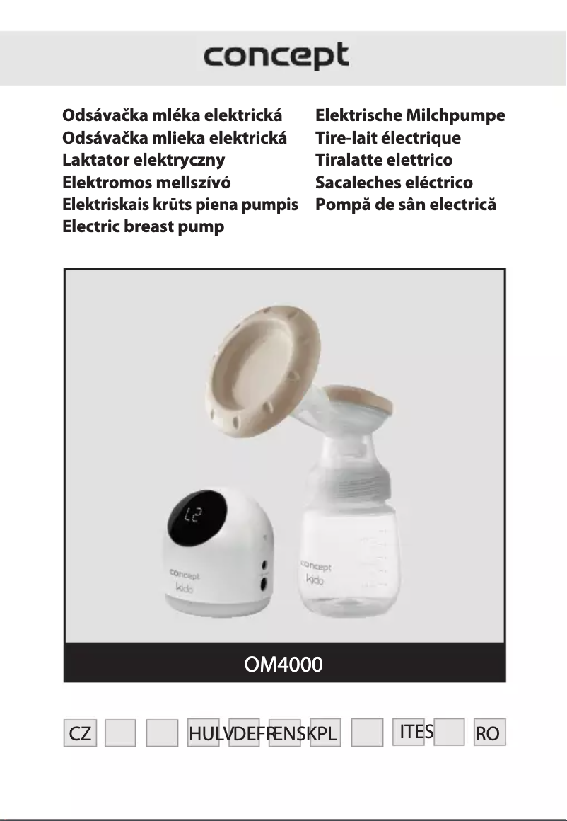 Página 1 del manual Manual de usuario Concept OM4000